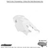 TANK COVER WHITE Suzuki RM-Z450 2018-2024 Suzuki RM-Z250 2019-2024