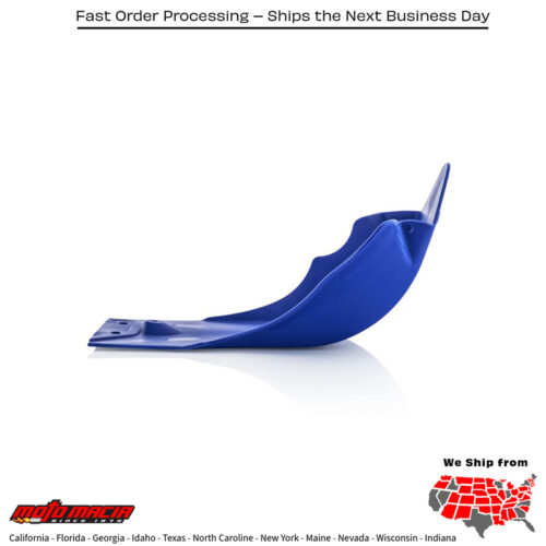 ACERBIS Skid Plate (protector de carter) MX BLUE YAMAHA YZ450F 18-22 YAMAHA YZ250F 19-23 YAMAHA YZ250FX 19-24 YAMAHA WR450F 19-23 YAMAHA WR250F 20-21 YAMAHA YZ450FX 21-23 YAMAHA YZ450F 2018-2022 YAMAHA YZ250F 2019-2023 YAMAHA YZ250FX 2019-2
