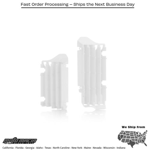 RADIATOR LOUVERS WHITE Suzuki RM-Z450 2018-2024