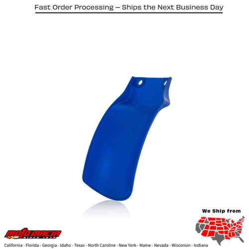 MUD FLAP BLUE WR/YZF250-450 Yamaha YZ250FX 2016-2022 Yamaha YZ450FX 2016-2022 Yamaha WR250F 2016-2022 Yamaha WR450F 2016-2022 Yamaha YZ450F 2018-2022 Yamaha YZ250F 2019-2022