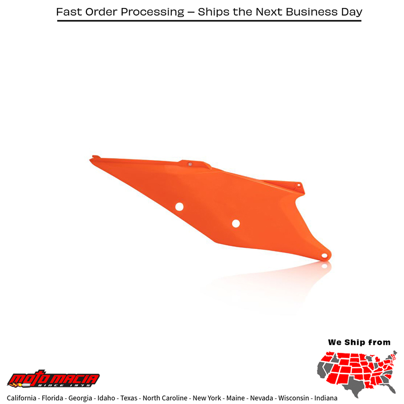 SIDE PANELS ORANGE KTM 450 SX-F 2019-2022 KTM 350 SX-F 2019-2022 KTM 250 SX-F 2019-2022 KTM 250 SX 2019-2022 KTM 150 SX 2019-2022 KTM 125 SX 2019-2022 KTM 450 XC-F 2019-2022 KTM 350 XC-F 2019-2022 KTM 250 XC-F 2019-2022 KTM 300 XC 2019-2019 - Image 2