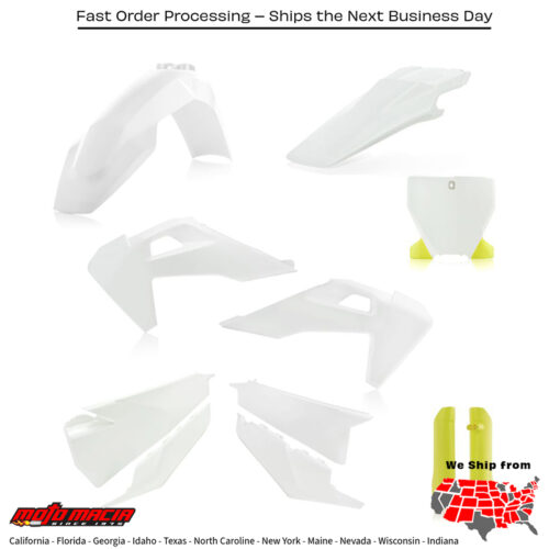 FULL PLASTIC KIT ORIGINAL Husqvarna FX 350 FX 450 TC 125 TC 250 FC 250 FC 350 FC 450 FC 450 Rockstar Edition 2019-2022