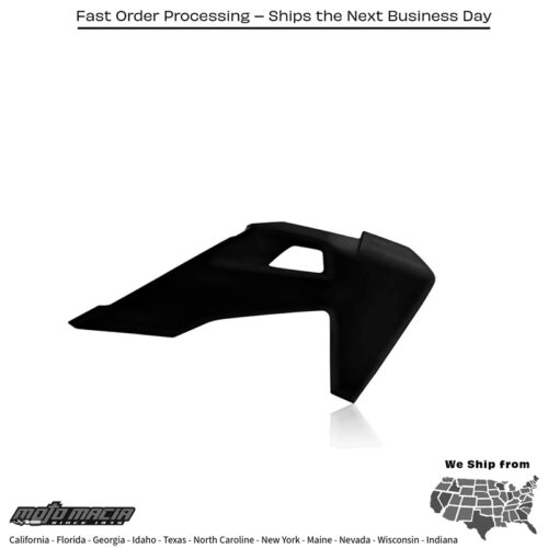RADIATOR SHROUD BLACK Husqvarna TX 300 2019-2019 Husqvarna FX 350 2019-2022 Husqvarna FX 450 2019-2022 Husqvarna TC 125 2019-2022 Husqvarna TC 250 2019-2022 Husqvarna FC 250 2019-2022 Husqvarna FC 350 2019-2022 Husqvarna FC 450 2019-2022 Hu