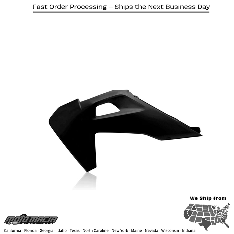 RADIATOR SHROUD BLACK Husqvarna TX 300 2019-2019 Husqvarna FX 350 2019-2022 Husqvarna FX 450 2019-2022 Husqvarna TC 125 2019-2022 Husqvarna TC 250 2019-2022 Husqvarna FC 250 2019-2022 Husqvarna FC 350 2019-2022 Husqvarna FC 450 2019-2022 Hu - Image 2