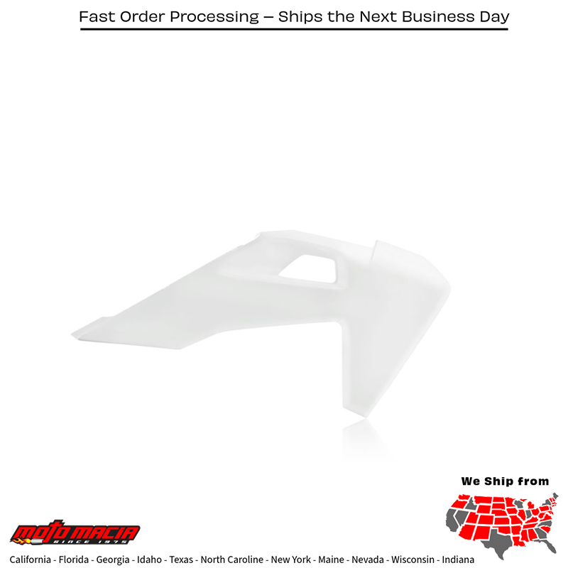 RADIATOR SHROUD WHITE Husqvarna TX 300 2019-2019 Husqvarna FX 350 2019-2022 Husqvarna FX 450 2019-2022 Husqvarna TC 125 2019-2022 Husqvarna TC 250 2019-2022 Husqvarna FC 250 2019-2022 Husqvarna FC 350 2019-2022 Husqvarna FC 450 2019-2022 Hu