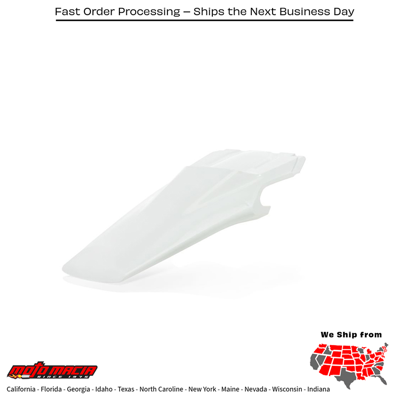 REAR FENDER WHITE Husqvarna TX 300 2019-2019 Husqvarna FX 350 2019-2022 Husqvarna FX 450 2019-2022 Husqvarna TC 125 2019-2022 Husqvarna TC 250 2019-2022 Husqvarna FC 250 2019-2022 Husqvarna FC 350 2019-2022 Husqvarna FC 450 2019-2022 Husqva