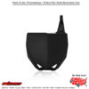 FRONT NUMBER PLATE BLACK Yamaha YZ65 2018-2024
