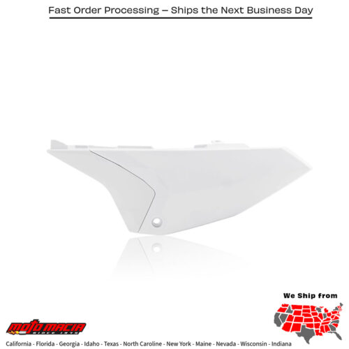SIDE PANELS WHITE Yamaha YZ65 2018-2024