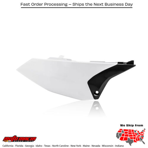 SIDE PANELS WHITE/BLACK Yamaha YZ65 2018-2024