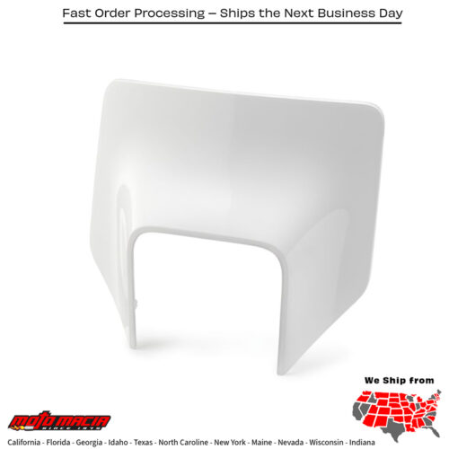 FRONT HEADLIGHT MASK WHITE Husqvarna TE 300 2017-2018 Husqvarna FE 250 2017-2019 Husqvarna FE 350 2017-2019 Husqvarna FE 450 2017-2019 Husqvarna FE 501 2017-2019 Husqvarna TE 250 2017-2018 Husqvarna TE 250i 2018-2019 Husqvarna TE 300i 2019-