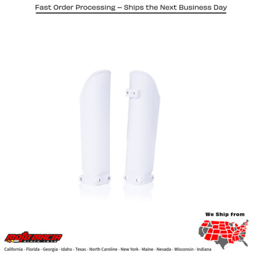 FORK GUARDS WHITE Husqvarna TC 65 2017-2023