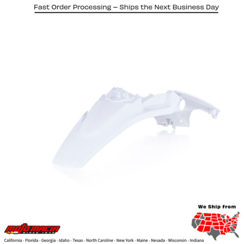 REAR FENDER WHITE Husqvarna TC 65 2017-2024