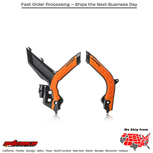 X-GRIP FRAME GUARDS BLACK/ORANGE KTM 300 XC-W TPi 2019-2021 KTM 450 SX-F 2019-2022 KTM 350 SX-F 2019-2022 KTM 250 SX-F 2019-2022 KTM 250 SX 2019-2022 KTM 150 SX 2019-2022 KTM 125 SX 2019-2022 KTM 450 XC-F 2019-2022 KTM 350 XC-F 2019-2022 KTM 250 XC-F 2019-