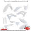 FULL PLASTIC KIT WHITE Honda CRF450R CRF250R CRF450R W.E. CRF450R-S 2019-2023
