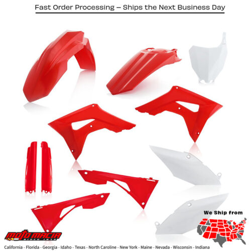 FULL PLASTIC KIT ORIGINAL Honda CRF450R CRF250R CRF450R W.E. CRF450R-S 2019-2023