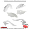 PLASTIC KIT WHITE Kawasaki KX250X KX450X KX250F KX450F 2019-2024