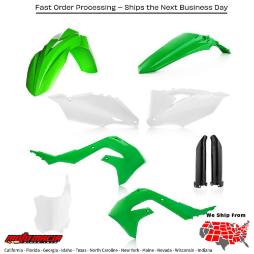 FULL PLASTIC KIT ORIGINAL Kawasaki KX250X KX450X KX250F KX450F 2019-2024