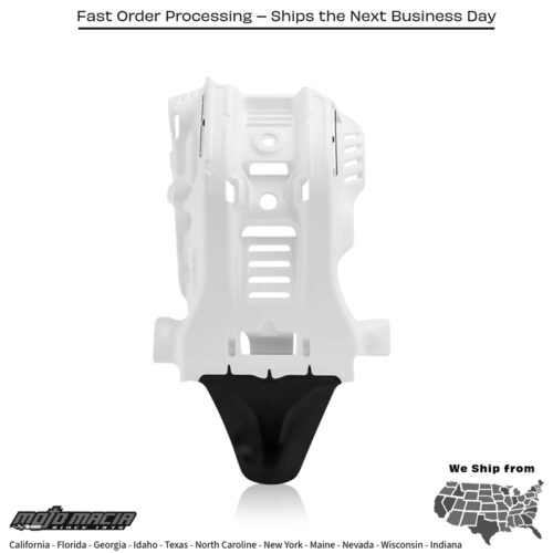 ACERBIS Skid Plate (protector de carter) WHITE/BLACK HUSQVARNA TX 300 19-19 HUSQVARNA TC 250 19-22 HUSQVARNA TX 300I 20-22 HUSQVARNA TX 300 2019-2019 HUSQVARNA TC 250 2019-2022 HUSQVARNA TX 300I 2020-2022