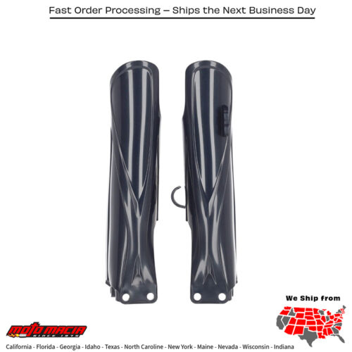 LOWER FORK COVER SET  DARK BLUE Yamaha YZ85 2019-2024 Yamaha YZ85LW 2022-2024