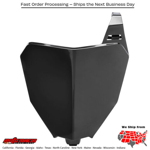 FRONT NUMBER PLATE BLACK Honda CRF450R 2019-2020 Honda CRF450RX 2019-2020 Honda CRF250R 2019-2021 Honda CRF250RX 2019-2021 Honda CRF450R-S 2022-2022
