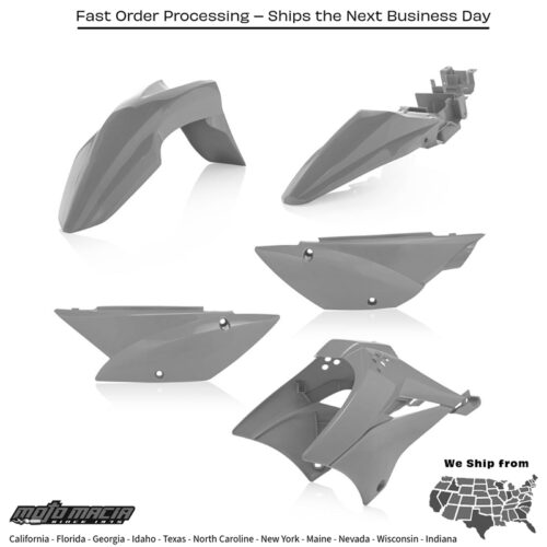 PLASTIC KIT  GREY Kawasaki KLX110 2010-2020