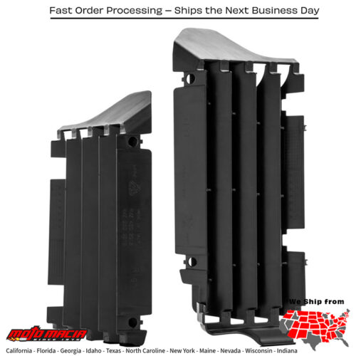 RADIATOR LOUVERS BLACK Suzuki RM-Z250 2010-2023