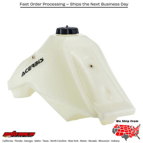 FUEL TANK 3.1 GAL BLACK Honda CRF250L 2017-2020 Honda CRF250LR Rally 2017-2019 Honda CRF250LA ABS 2017-2019 Honda CRF250LRA Rally ABS 2017-2019