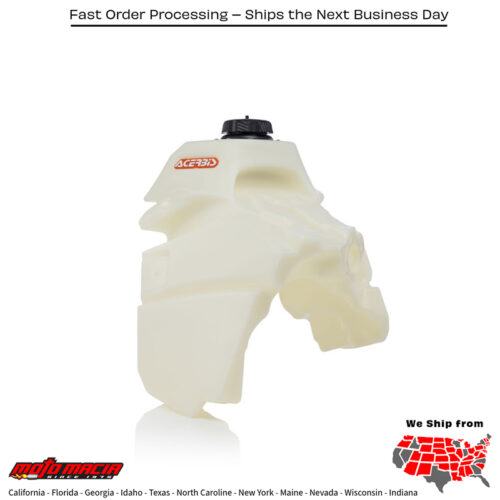 FUEL TANK 3.1 GAL NATURAL KTM 500 EXC-F 2020-2023 KTM 500 XCF-W 2020-2022 KTM 350 XCF-W 2020-2022 KTM 300 XC-W TPi 2020-2023 KTM 250 XC-W TPi 2020-2023 KTM 150 XC-W TPi 2020-2023 KTM 350 EXC-F 2020-2023 KTM 300 XC TPi 2020-2022 KTM 250 XC T