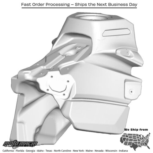 FUEL TANK 3.1 GAL NATURAL KTM 250 SX 2017-2021 KTM 150 SX 2019-2021 KTM 125 SX 2019-2021 KTM 250 XC 2017-2019 KTM 300 XC 2017-2019