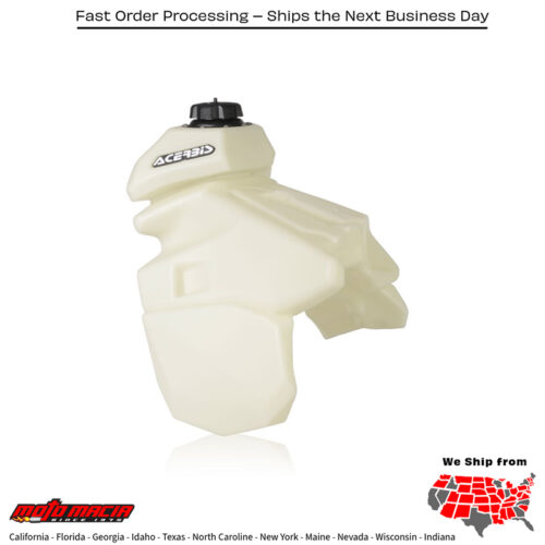 FUEL TANK 3.1 GAL NATURAL Husqvarna TX 300i 2020-2022 Husqvarna TE 300i 2020-2023 Husqvarna FE 350 2020-2023 Husqvarna FE 501 2020-2023 Husqvarna TE 150 2020-2020 Husqvarna FE 350S 2020-2023 Husqvarna FE 501S 2020-2023 Husqvarna TE 250i 202