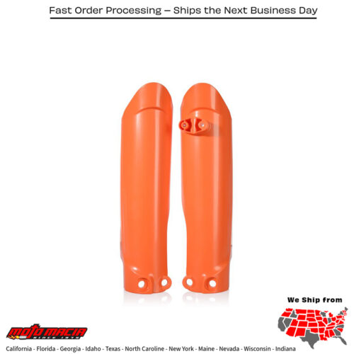 FORK GUARDS ORANGE KTM 65 SX 2020-2024