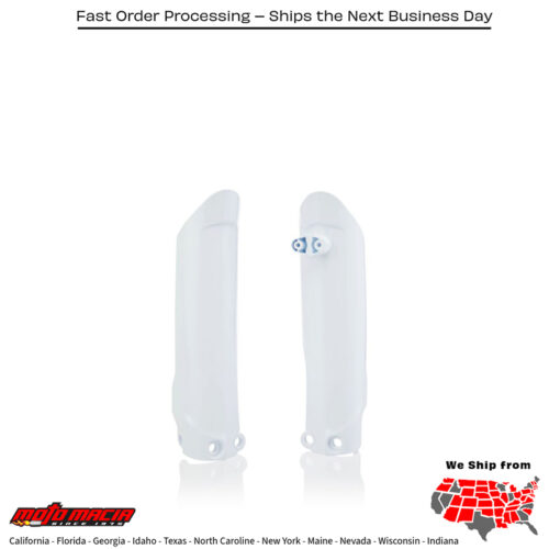 FORK GUARDS WHITE KTM 65 SX 2020-2024