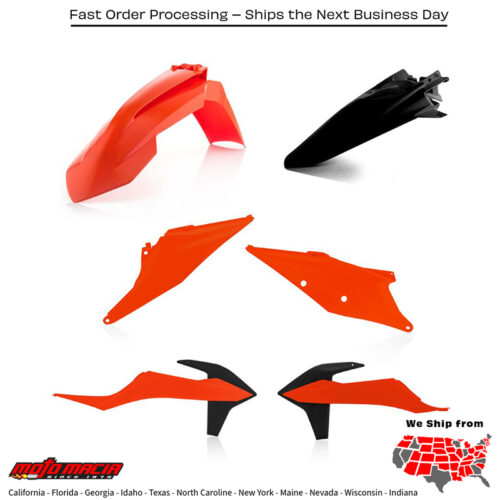 PLASTIC KIT ORIGINAL KTM 500 EXC-F 350 EXC-F 450 EXC-F 250 EXC-F 300 EXC 250 EXC 2020-2023