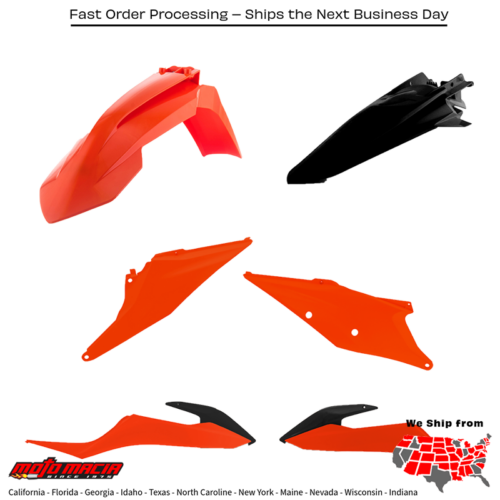 PLASTIC KIT KTM ORIGINAL '22 KTM 250 SX-F Factory Edition 350 XC-F 450 SX-F Factory Edition 350 SX-F 250 SX-F 450 SX-F 250 XC-F 450 XC-F 2016-2022
