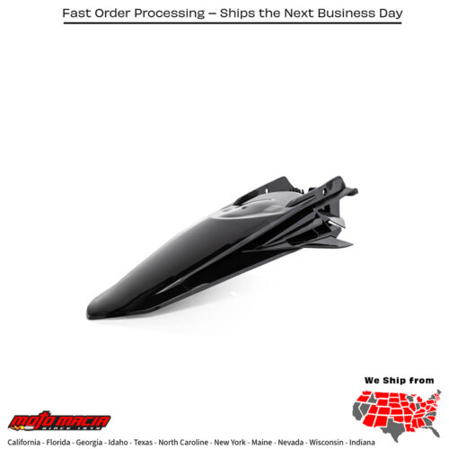 REAR FENDER BLACK KTM 500 EXC-F 2020-2023 KTM 500 XCF-W 2020-2022 KTM 350 XCF-W 2020-2022 KTM 300 XC-W TPi 2020-2021 KTM 350 EXC-F 2020-2023 KTM 250 XC-W TPi 2021-2021 KTM 150 XC-W TPi 2021-2021 KTM 450 EXC-F 2020-2023 KTM 150 XC-W 2023-202