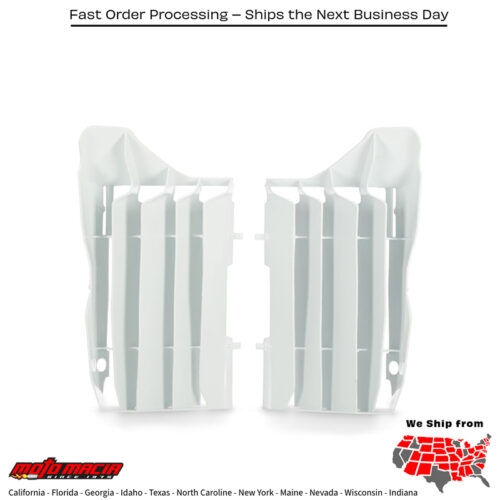 RADIATOR LOUVERS  WHITE Honda CRF250R 2020-2021 Honda CRF250RX 2020-2021