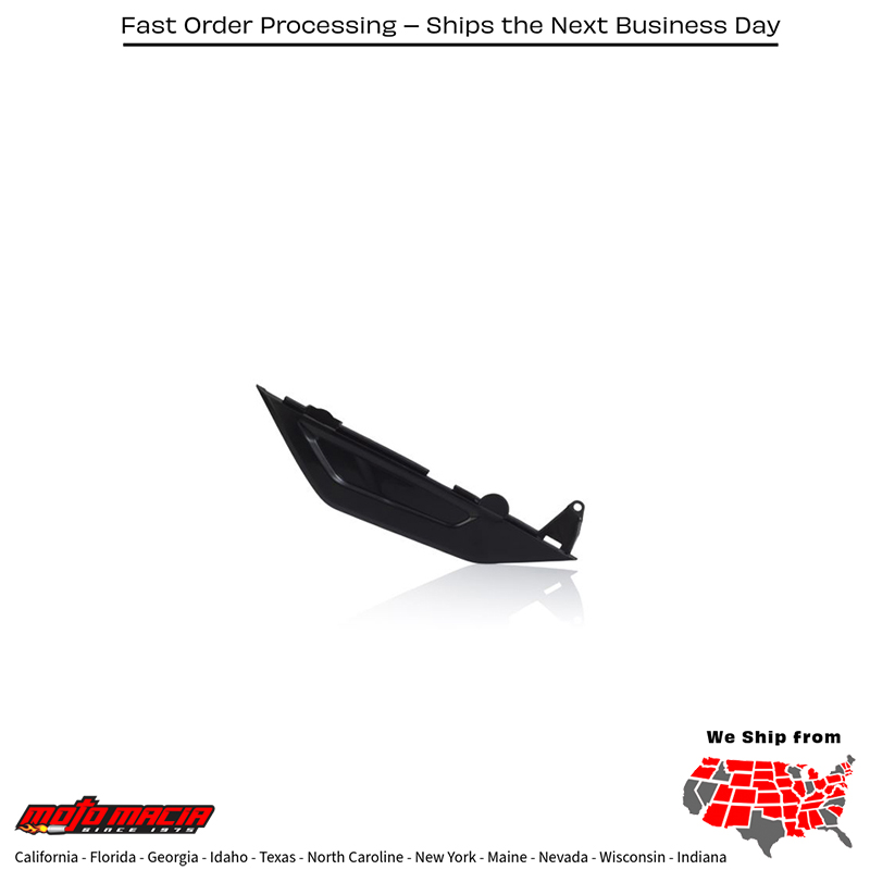 SIDE PANELS LOWER BLACK Honda CRF450RX 2021-2024 Honda CRF450R 2021-2024 Honda CRF250R 2022-2024 Honda CRF250RX 2022-2024 Honda CRF450R-S 2023-2024