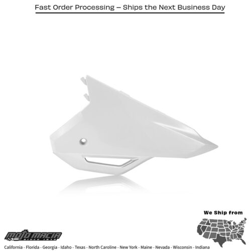 SIDE PANELS UPPER+LOWER  WHITE Honda CRF450RX 2021-2021 Honda CRF450R 2021-2021 Honda CRF250R 2022-2024 Honda CRF250RX 2022-2024 Honda CRF450R-S 2023-2024