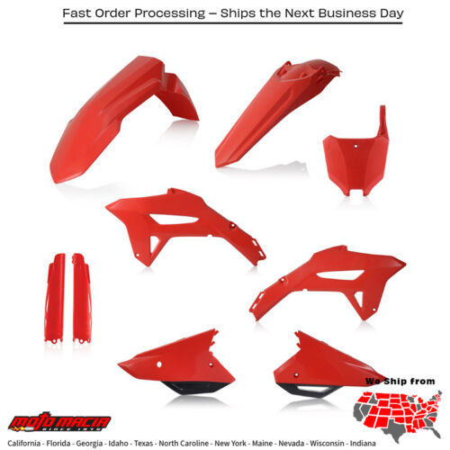 PLASTIC KIT- FULL  ORIGINAL '21 Honda CRF450R W.E. CRF450R CRF250R 2021-2024