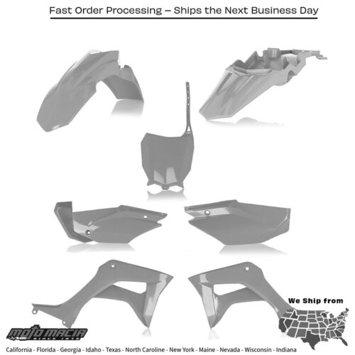 FULL PLASTIC KIT  GREY Honda CRF110F 2019-2021