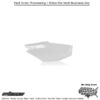 SIDE PANELS  WHITE Honda CRF110F 2019-2025