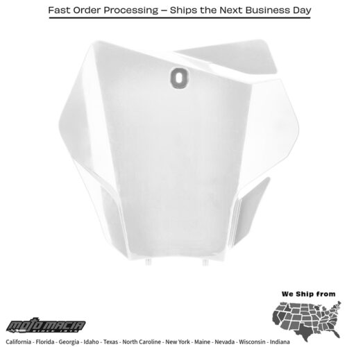 FRONT NUMBER PLATE GAS/KTM WHITE Gas Gas MC 125 2021-2021 Gas Gas MC 250F 2021-2021 Gas Gas MC 450F 2021-2021 Gas Gas EC 300 2021-2021 Gas Gas EX 250F 2021-2021 Gas Gas EX 350F 2021-2021 Gas Gas EX 450F 2021-2021 Gas Gas EX 300 2021-2021 Ga
