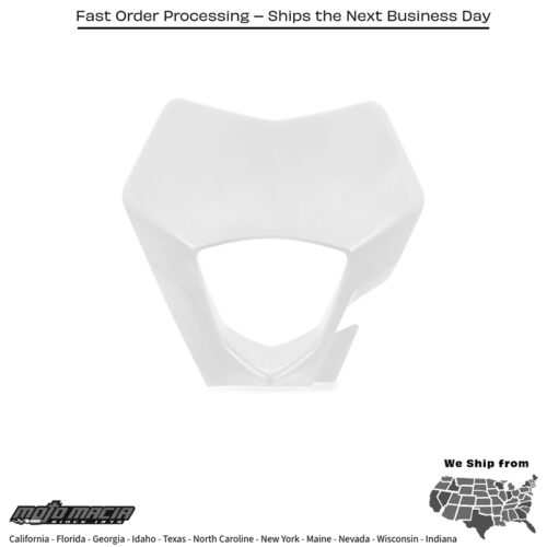 HEADLIGHT MASK GAS WHITE Gas Gas EC 300 2021-2021 Gas-Gas EC 300 2021-2023 Gas-Gas EC 250 2021-2023 Gas-Gas EC 250F 2021-2022 Gas-Gas EC 350F 2021-2023
