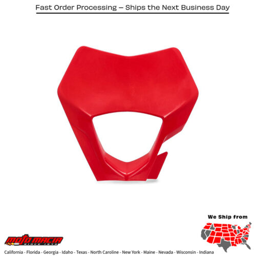 HEADLIGHT MASK GAS RED Gas Gas EC 300 2021-2021 Gas-Gas EC 250F 2021-2022 Gas-Gas EC 350F 2021-2023 Gas-Gas EC 250 2021-2023 Gas-Gas EC 300 2021-2023