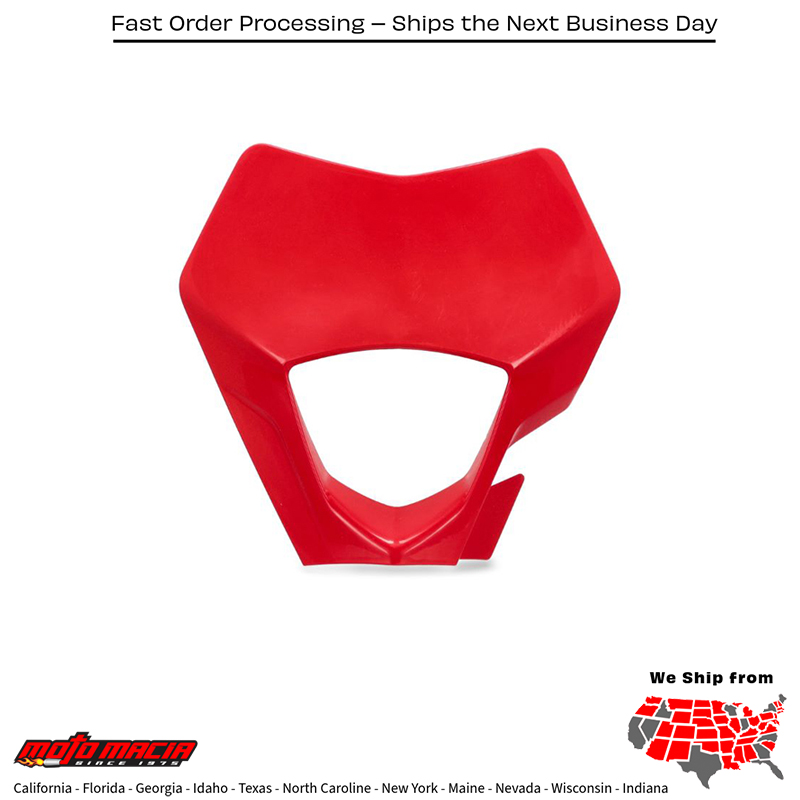 HEADLIGHT MASK GAS RED Gas Gas EC 300 2021-2021 Gas-Gas EC 250F 2021-2022 Gas-Gas EC 350F 2021-2023 Gas-Gas EC 250 2021-2023 Gas-Gas EC 300 2021-2023