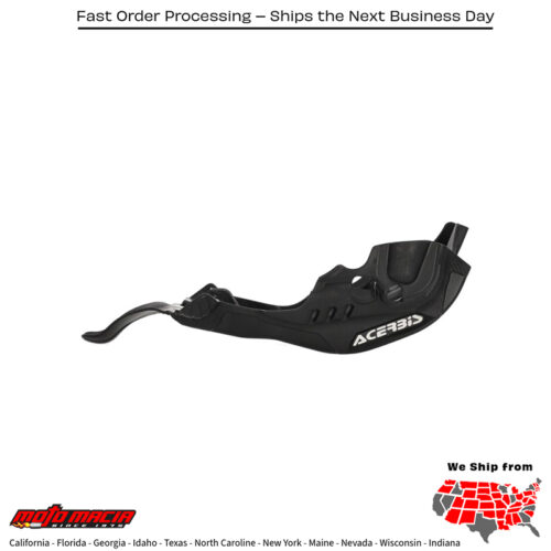 Skid Plate Honda Black Honda CRF450RX 2021-2026 CRF450R 2021-2026