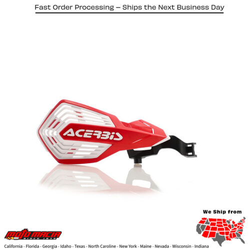 K-FUTURE HANDGUARD GAS RED/WHITE Honda CRF450RX 2021-2022 Honda CRF450R 2021-2022 Gas Gas EC 300 2021-2022 Gas Gas EC 250 2021-2022 Gas Gas EC 250F 2021-2022 Gas Gas EC 350F 2021-2022 Gas-Gas EC 300 2021-2024 Gas-Gas EC 250 2021-2024 Gas-Ga