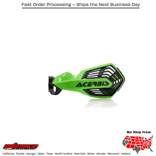 K-FUTURE HANDGUARD YAM GREEN/BLACK Kawasaki KX250F 2015-2020 Kawasaki KX450F 2015-2019