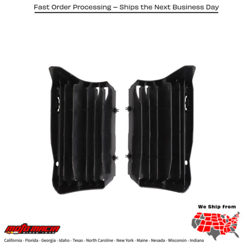 RADIATOR SHROUDS  BLACK Honda CRF450RX 2021-2024 Honda CRF450R 2021-2024 Honda CRF250R 2022-2024 Honda CRF250RX 2022-2024