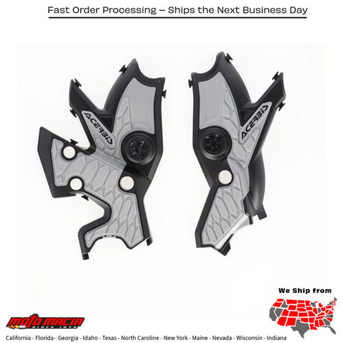 X-GRIP FRAME GUARD BLACK/SILVER  Yamaha XTZ700 Ténéré 2021-2024